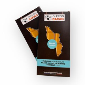 Tablette de Chocolat Blanc Torréfié 100gr