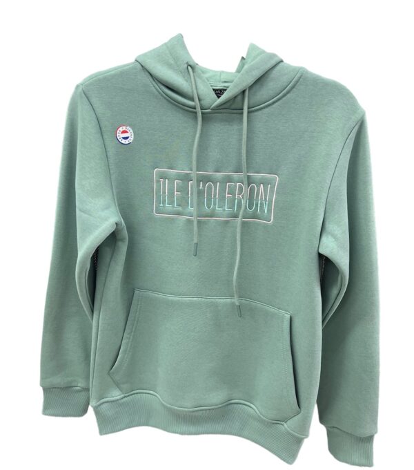 Sweat Vert Oleron BICOLOR