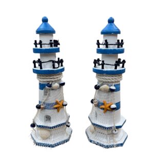 Phare déco bois 24cm R0106