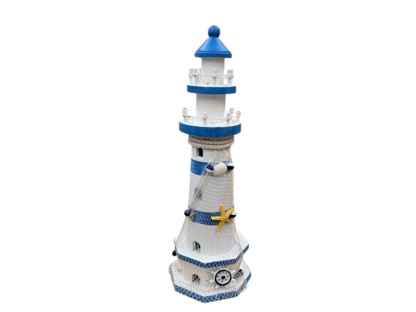 Phare deco bois 37cm R0108