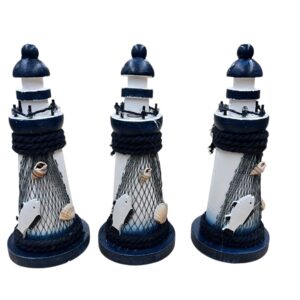 Phare déco bois 17cm R0152
