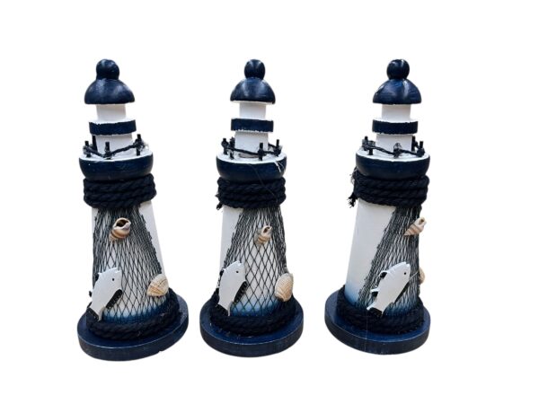 Phare déco bois 17cm R0152