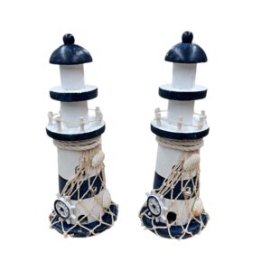 Phare déco bois 22cm R0155