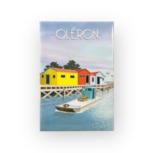 Magnet Metal rect OLERON Affiche Cabane