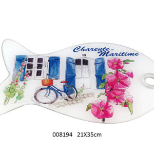 PLANCHE A DECOUPER POISSON 'HELIA CHARENTE MARITIME' 21 X 35