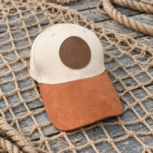 Casquette Patch Rond Oléron Écru