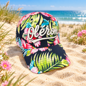 Casquette Oléron Fleur Bleue Marine