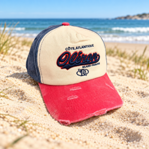 Casquette Vintage Oléron Rouge et Bleue