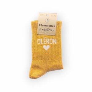 Chaussettes à paillettes OLERON Or
