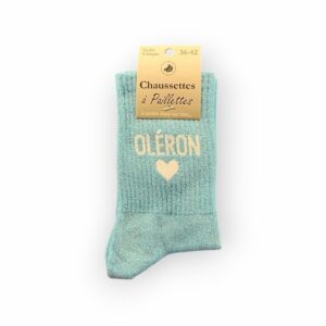 Chaussettes à paillettes OLERON Ciel