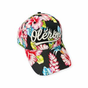 Casquette Oléron Fleur Noire