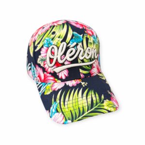 Casquette Oléron Fleur Bleue Marine