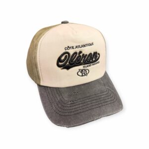 Casquette Vintage Oléron Noire et Kaki