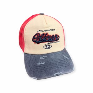 Casquette Vintage Oléron Rouge et Bleue